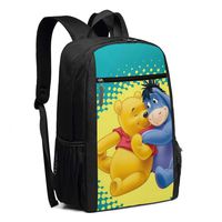 Travel Laptop Backpack Winnie The Pooh And Friend Eeyore College School Bookbag Computer Bag Casual Daypack For Women Men