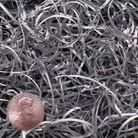 6oz Bag Slate Gray Grey VERYFINE Fine Cut Gift Basket Shred Paper Grass Filler Bedding nfLG -453