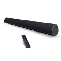 Sound Bar, 100Watt BYL Soundbar for TV, Wired & Wireless Bluetooth 5.0 Sound Bar(40 Inch, 6 Drivers, 105dB, Optical Cable Included, Remote Control, Bass Adjustable and Wall Mountable)