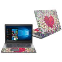 MightySkins Skin Compatible With Lenovo Ideapad 330 17" (2018) - Stained Heart | Protective, Durable, and Unique Vinyl Decal wrap cover | Easy To Apply, Remove, and Change Styles | Made in the USA