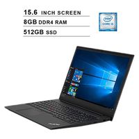 Lenovo ThinkPad E590 15.6 Inch FHD 1080P Business Laptop - Intel Quad-Core i5-8265U up to 3.9 GHz, Intel UHD?620, 8GB DDR4 RAM, 512GB SSD, Bluetooth, WiFi, HDMI, FP Reader, Win 10 Pro, Black
