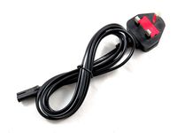 Optimum Orbis 2-Prong 6 Ft 6 Feet United Kingdom UK Ac Wall Cord Plug Cable for Ac Adapter Power Supply Cord Laptop Charger for HP COMPAQ Presario Pavilion EVO OmniBook Armada TouchSmart Tablet