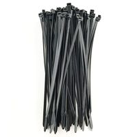 HS Plastic Zip Wire Ties Black Nylon Cable Zip Ties for Fencing Travel Outdoor Purpose, Cable Ties 14 Inch 50 LBS UV Resistant 100 Pieces