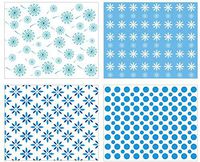 32 Pack All Occasion Assorted Blank Note Cards Greeting Card Bulk Box Set - Shades of Blue Floral Foliage Designs - Notecards with Envelopes Included 4 x 6 inches