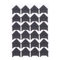SOURBAN 24pcs Kraft Paper Photo Corner,Black