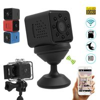 4K HD Hidden Security Cam, WiFi Night Vision Recorder Magnetic Nanny Camera, Live Videos - Free Sport Waterproof Case - Infrared