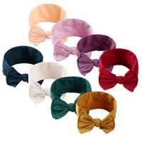 Baby Girl Nylon Headbands Newborn Infant Toddler Hairbands and Bows Child Hair Accessories (ZM022-8pcs)