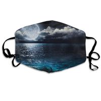 Moon Space Planet Star Unisex Comfortabl Anti-dust Masks