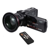 Andoer HDV-Z20 1080P Full HD 24MP WiFi Digital Video Camera Camcorder with 0.39X Wide Angle,Macro Lens and 3.1 inch Rotatable IPS Touchscreen Remote Control Support 16X Digital Zoom LED Lamp