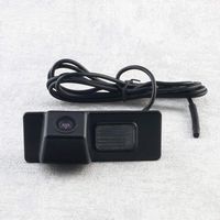 Misayaee Rear View Back Up Reverse Parking Camera in License Plate Lighting Night Version (NTSC) for Corvette Chevrolet Aveo Cruze Trailblazer Opel Mokka Cadillac CTS SRX