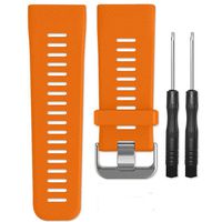 Band for Garmin Vivoactive HR Watch, Soft Silicone Wristband Replacement Watch Band for Garmin Vivoactive HR (Orange)