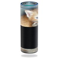 MightySkins Skin Compatible with Amazon Echo - Kittens | Protective, Durable, and Unique Vinyl Decal wrap Cover | Easy to Apply, Remove, and Change Styles | Made in The USA