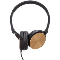 Hoomia U3-CLASSIC GB On-Ear Stereo Headphone with Microphone, Black/Gold