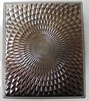 Eclipse GUN METAL stainless Cigarette Case, Fits kings side, Holds 20 Cigarettes 3102TRIO-1