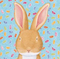 4 Paper Napkins for Decoupage - 3-ply, 33 x 33cm - Wabbit Paper (4 Individual Napkins for Craft and Napkin Art.)
