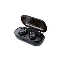 Wireless Earbuds, TOA-TJ3S in-Ear Sweat-Proof Stereo Wireless Earphones with Portable Charging Case, Mic (Black), Bluetooth 5.0 Wireless Headphones