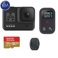 GoPro HERO8 Black Action Camera w/GoPro Smart Remote and 32GB Memory Card