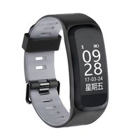 Fitness Smart Watch,MeiLiio Smart Watch Activity Tracker with Heart Rate Blood Pressure Multi Sport Modes Pedometer Touch Screen Sleep Monito Bluetooth Wrist for Women Men Kids iOS&Android,Gray