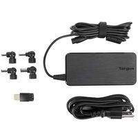 Targus 90W AC Universal Laptop and Mobile Device Charger with USB Port, Includes 12 Power Tips Compatible with Major Brands: Acer, ASUS, HP, Compaq, Dell, Toshiba, Gateway, IBM, Lenovo, Fujitsu (APA31US)