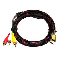 BestinyAliss HDMI Male to 3 RCA Video Audio AV Component Converter Adapter Cable HDTV 1080