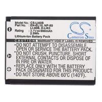 Battery Camera 660mAh/2.44Wh 3.7V Camera Battery for 02491-0053-00 02491-0056-00 02491-0057-00 CTA-00730S Q20 Q40 Photo Battery (Color : Black, Size : 40.00 x 31.10 x 5.90mm)