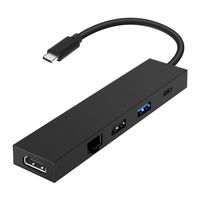 FastSnail HDMI Adapter Compatible with Nintendo Switch, HDMI Converter, Portable Type C Hub Dock Compatible with Switch，with Ethernet RJ45 LAN Gigabit