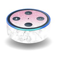 MightySkins Skin Compatible with Amazon Echo Dot (2nd Gen) - Marble Glitz | Protective, Durable, and Unique Vinyl Decal wrap Cover | Easy to Apply, Remove, and Change Styles | Made in The USA