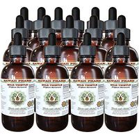 Milk Thistle Alcohol-Free Liquid Extract, Organic Milk Thistle (Silybum marianum) Dried Seed Glycerite Natural Herbal Supplement, Hawaii Pharm, USA 15x4 oz