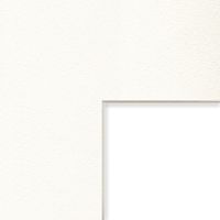 Craig Frames B505 14x16-Inch Mat, Single Opening for 9x12-Inch Image, White and Cream Pebble with Cream Core
