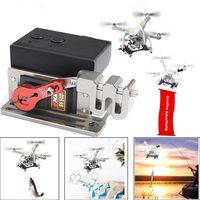 Solovlev UAV airdrop Device, Upgraded Double Release Thrower Servo Controlled Dropper Device, Drone Clip Payload Delivery Drop Transport Device for DJI Phantom 3/3 PRO/3 Adv/ 3SE 3 Series Drone Droppi