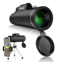 Monocular Telescope, 40X60 High Power HD Monocular with Smartphone Holder & Tripod, Waterproof Monocular with Durable and Clear FMC BAK4 Prism for Bird Watching, Camping, Hiking, Match - [2019 Newest]