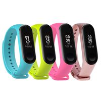 honecumi Xiao mi 3 Watch Band Wrist Strap Bracelet Replacement Accessory Adjustable Pattern Xiaomi Mi Band 3 Smartwatch Strap Bands for Men&Woman- Xiaomi 3 Wrist Band-Paw/Flowers Bands