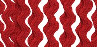 Wrights 117-400-065 Polyester Baby Rick Rack Utility Trim, Red, 4-Yard
