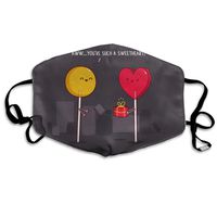 Funny Cool Lollipop Dust Mask,Washable and Reusable Cleaning Gardening Outdoor Activities Warm Windproof Mask
