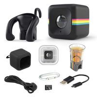 Polaroid Cube Act II - HD 1080p Mountable Weather-Resistant Lifestyle Action Video Camera & 6MP Still Camera w/Image Stabilization, Sound Recording, Low Light Capability & Other Updated Features