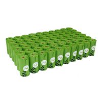 PET N PET Earth-Friendly 1080 Counts 60 Rolls Large Unscented Dog Waste Bags Doggie Bags Green Color