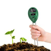 Soil pH Meter, Light and PH Acidity Tester, 3-in-1 Soil Tester Moisture Meter, Plant Care Helper, Plant Soil Tester for Garden, Lawn, Farm, Indoor & Outdoor (No Battery Needed)