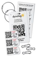 Dynotag Web Enabled Smart Tags - Savvy Traveler Starter Assortment, with DynoIQ & Lifetime Recovery Service.