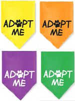 JPB 4 Pack Adopt Me Dog Bandana