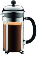 Bodum Chambord French Press Coffee Maker, 1 Liter, 34 Ounce, Chrome