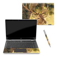 MightySkins Skin Compatible with HP Pavilion x360 14" (2018) - Deer Camo | Protective, Durable, and Unique Vinyl Decal wrap Cover | Easy to Apply, Remove, and Change Styles | Made in The USA