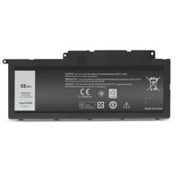 BatteryMon F7HVR Battery for Dell Inspiron 15 7537, Inspiron 17 7737 Notebook, P/N: 062VNH G4YJM T2T3J - 14.8V 58Wh