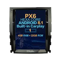 Flyunice 10.4 Inch Android 8.1 IPS Screen Tesla Style 4GB RAM 32GB ROM Car Stereo Radio GPS Navigation for Cadillac Escalade 2007-2014 Head Unit Bluetooth Multimedia Player WiFi