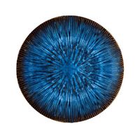 Bowl European Cat Eye Ceramic Plate Creative Household Tableware Fruit Salad Bowl,Pasta/Cereal/Dessert Bowls,Dishwasher and Microwave Safe-2 Different Sizes Hotel tableware home noodles boiled fish so