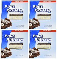 Pure Protein Dark Chocolate Coconut, 1.76oz, 4 Pack (12 Count)