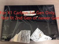 New 14" HD+ (1600x900) LCD Touch Screen Complete Assembly 00HM966 Fit Lenovo Thinkpad X1 Carbon 1st Gen (Not fit 2nd Gen or New Gen)
