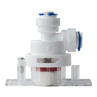 iSpring ALS1 Leak Detector and Shut-Off Valve for Reverse Osmosis and Under Sink Water Filtration Systems - 1/4" Quick Connect