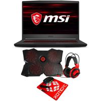 MSI GF65 Thin 9SE-013 (i7-9750H, 16GB RAM, 512GB NVMe SSD, NVIDIA RTX 2060 6GB, 15.6" Full HD 120Hz 3ms, Windows 10) VR Ready Gaming Laptop