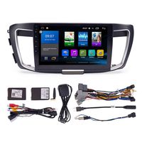 KUNFINE Quad Core Android 8.0 Car DVD GPS Navigation Autoradio Car Stereo Multimedia Player Car Radio for Honda Accord 2014 2015 2016 2017 2.0L Honda Accord Headunit Supports Steering Wheel Control