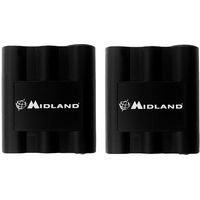 Midland AVP7 Rechargeable Battery Packs for Midland HH54, XT511 and GXT Series GMRS Radios (Pair)